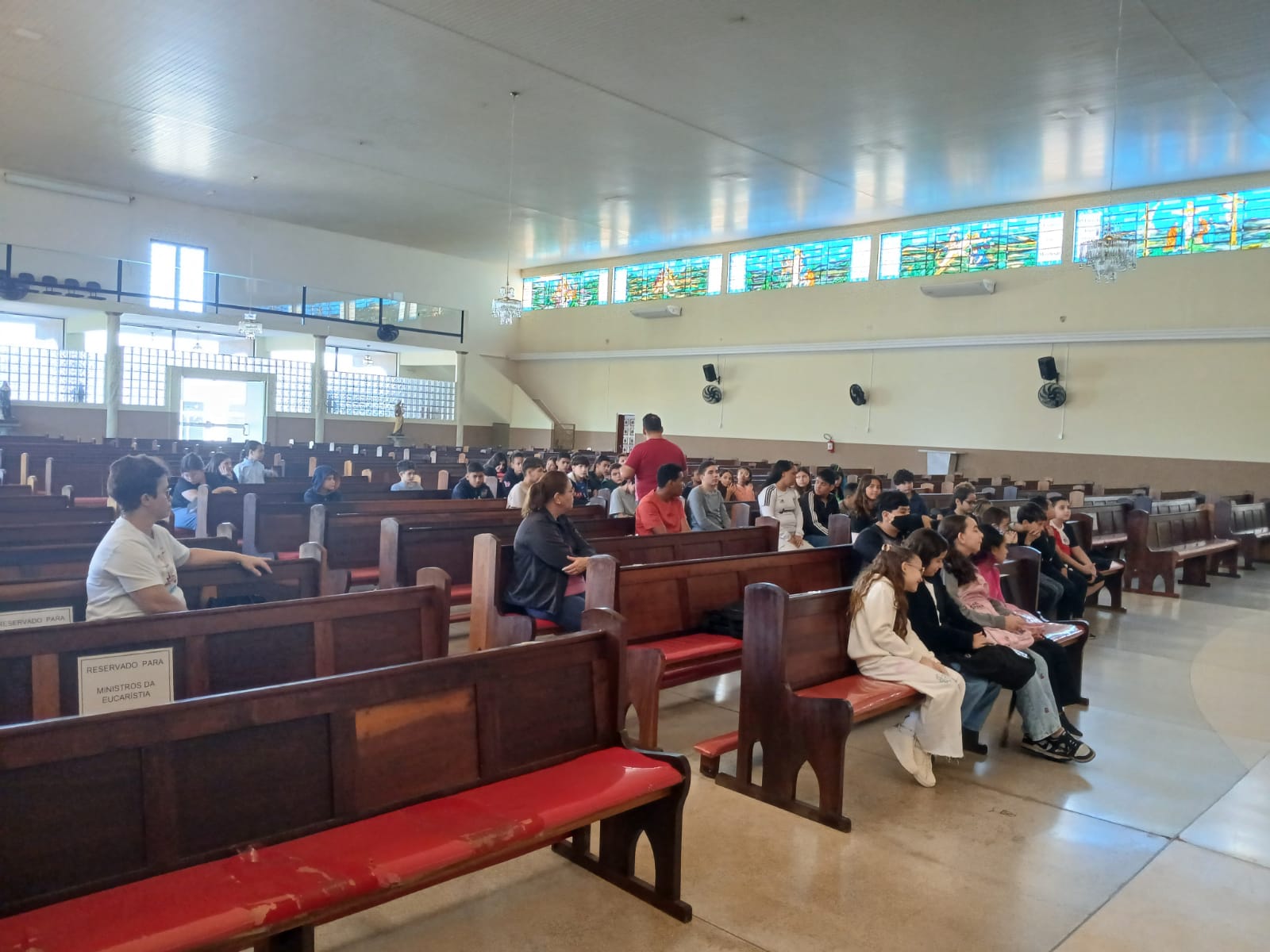 Momento de fé e devoção